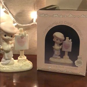 Precious moment loving you dear valentine!